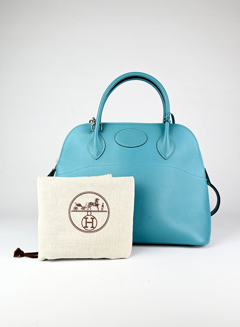 Hermès Borsa Bolide 31 azzurra