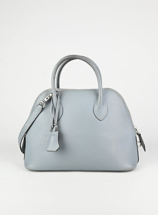 Hermès Borsa Bolide 25 Evercolor Bleu Lin