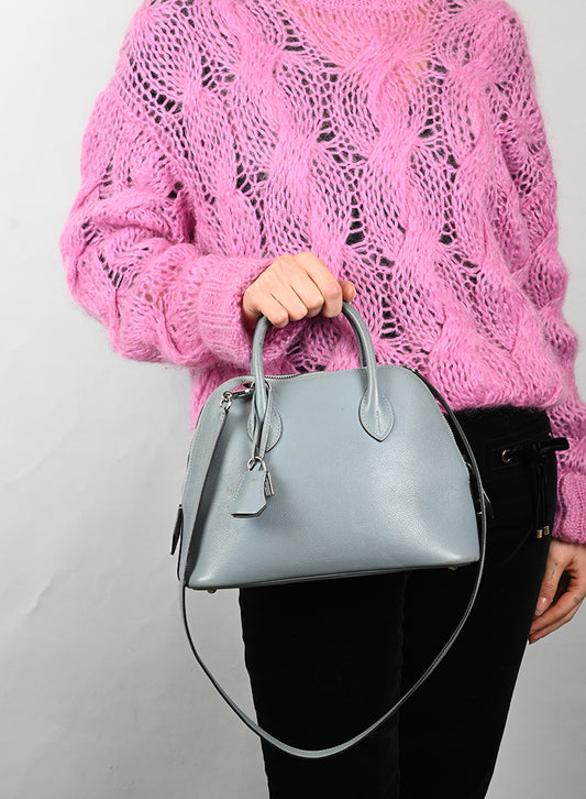 Hermès Borsa Bolide 25 Evercolor Bleu Lin