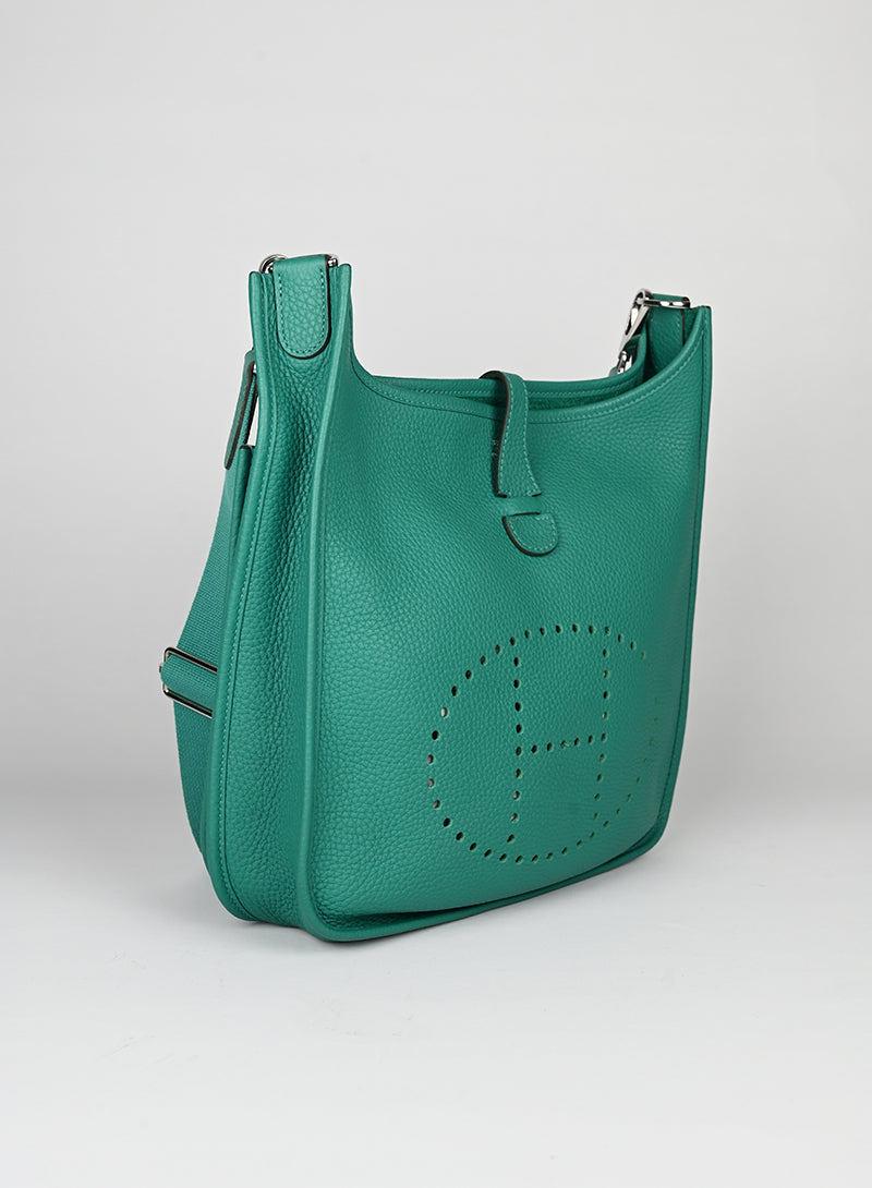 Hermès Borsa Evelyne 29 in pelle verde