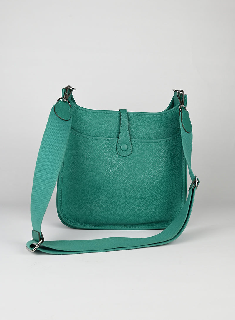 Hermès Borsa Evelyne 29 in pelle verde