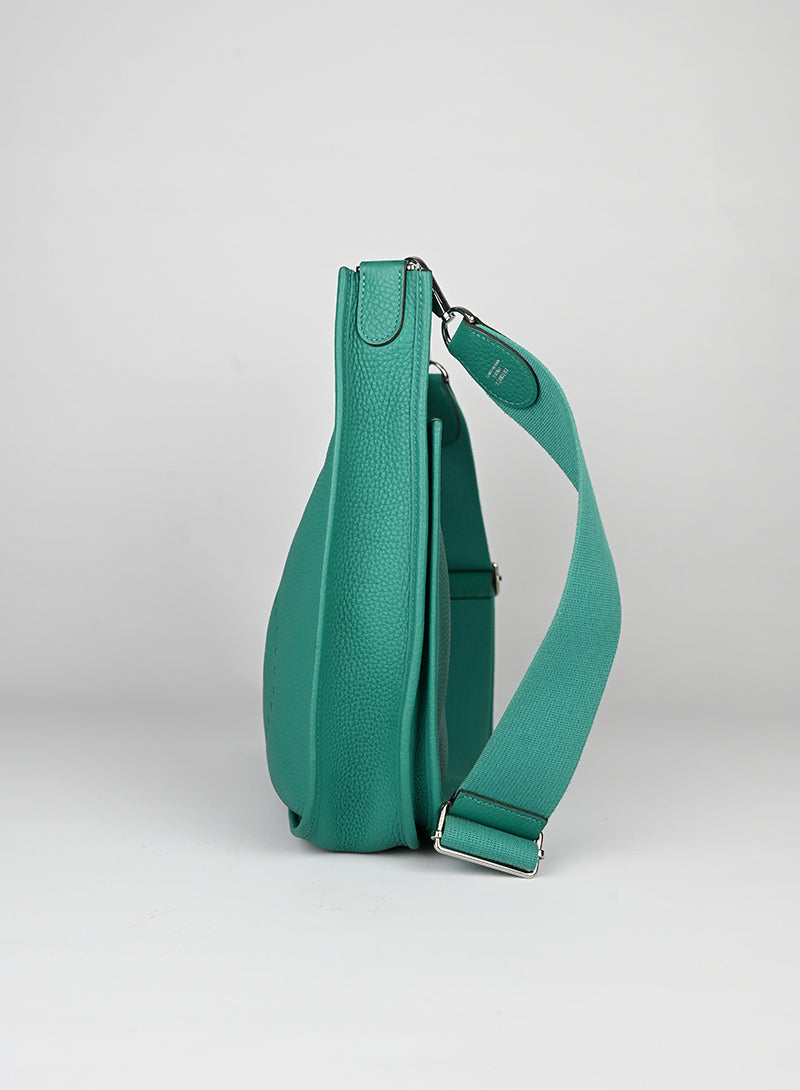 Hermès Borsa Evelyne 29 in pelle verde