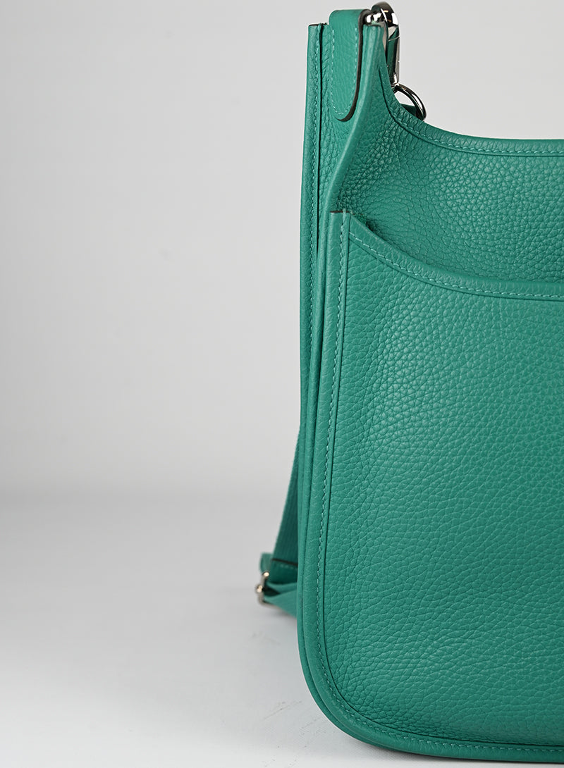 Hermès Borsa Evelyne 29 in pelle verde