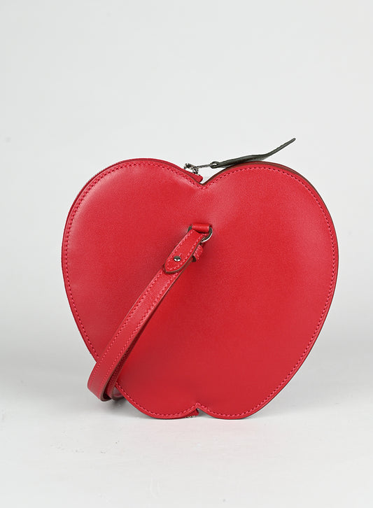 Hermès Borsa Pomme in pelle rossa