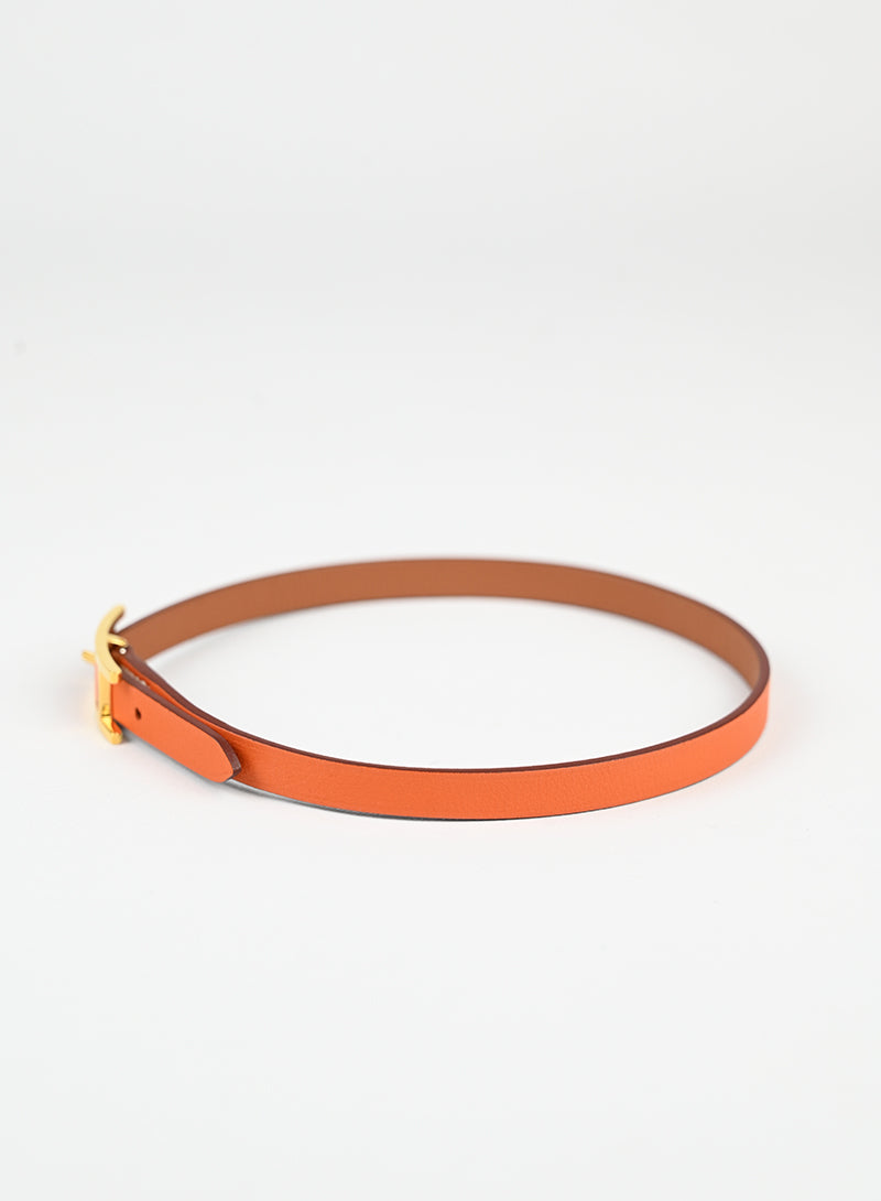 Hermès Bracciale Behapi Double tour gold-orange