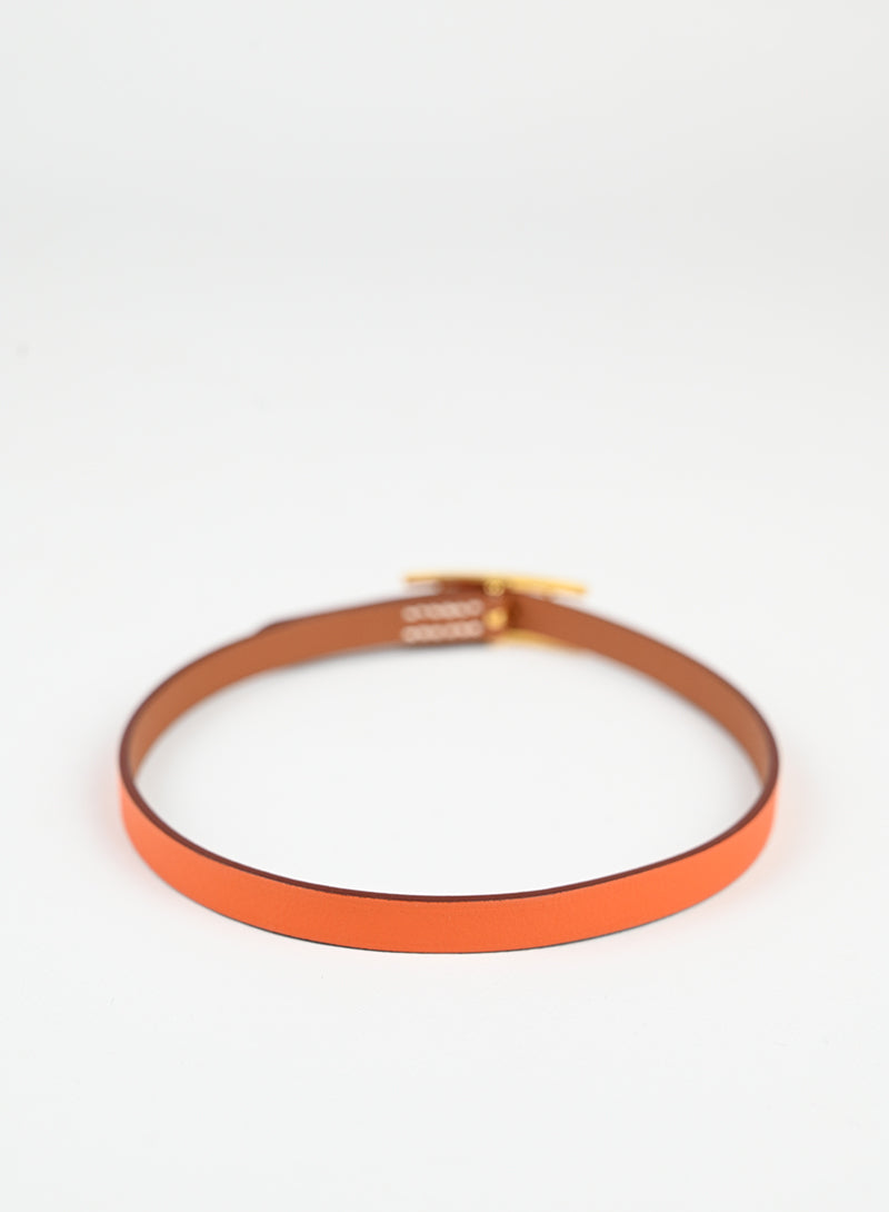 Hermès Bracciale Behapi Double tour gold-orange