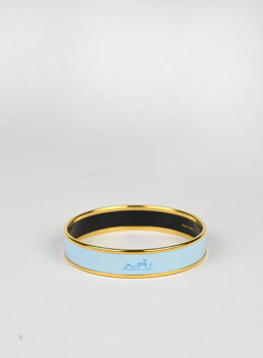 Hermès Bracciale Bangle Azzurro -  lesleyluxuryvintage