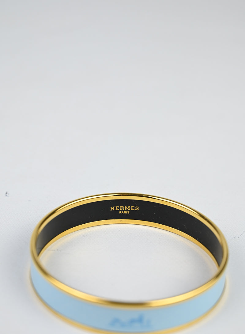 Hermès Bracciale Bangle Azzurro