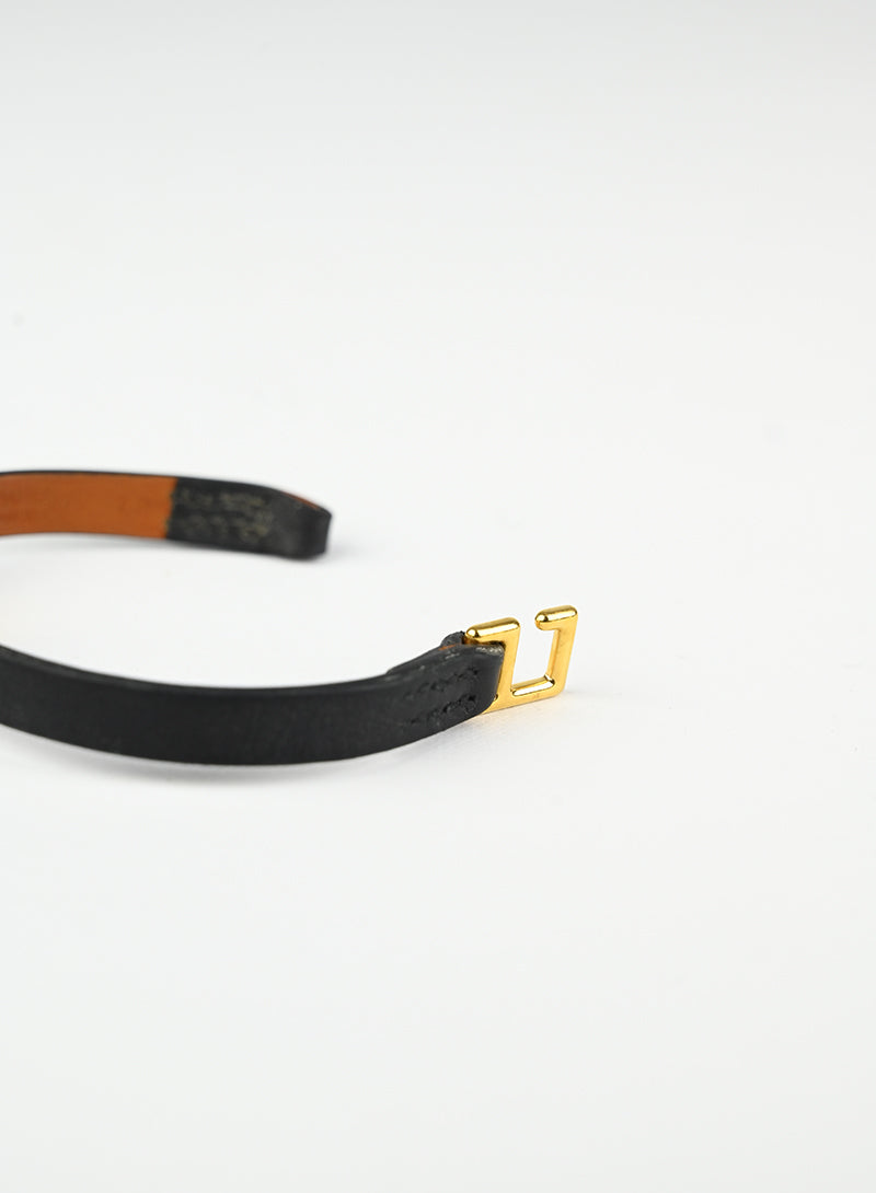 Hermès Bracciale Rivale mini nero