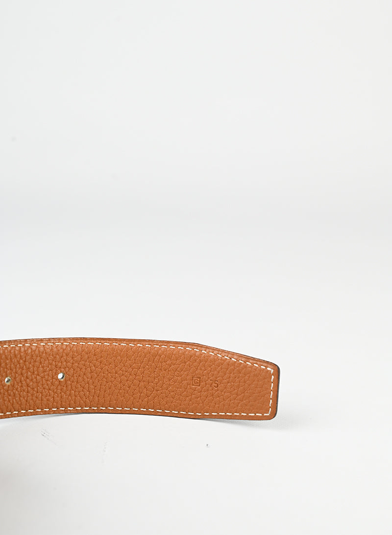 Hermès Cintura Costance in pelle nera
