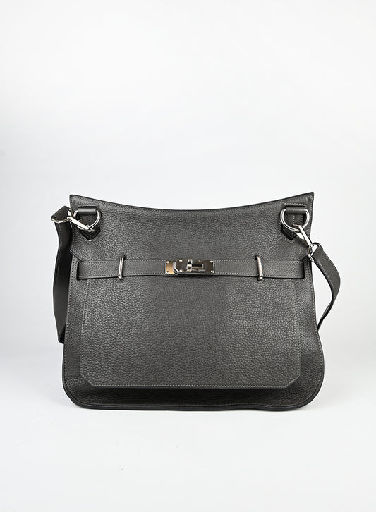 Hermès Borsa Jypsière 31 in pelle grigia