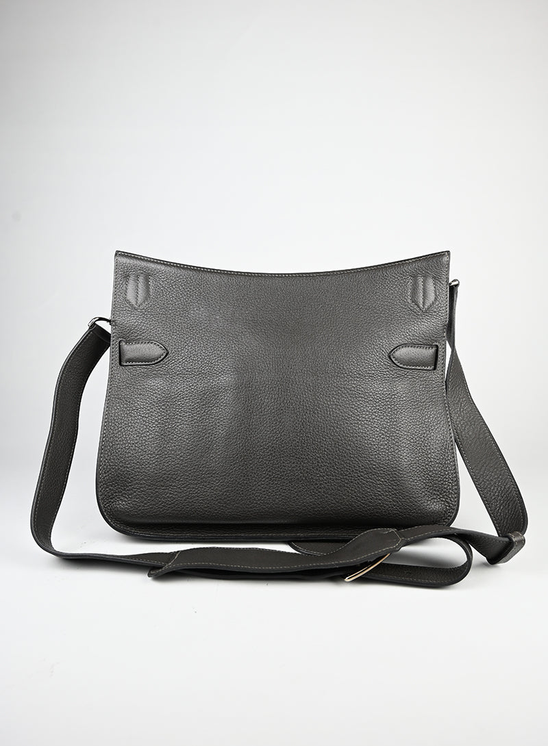 Hermès Borsa Jypsière 31 in pelle grigia -  lesleyluxuryvintage