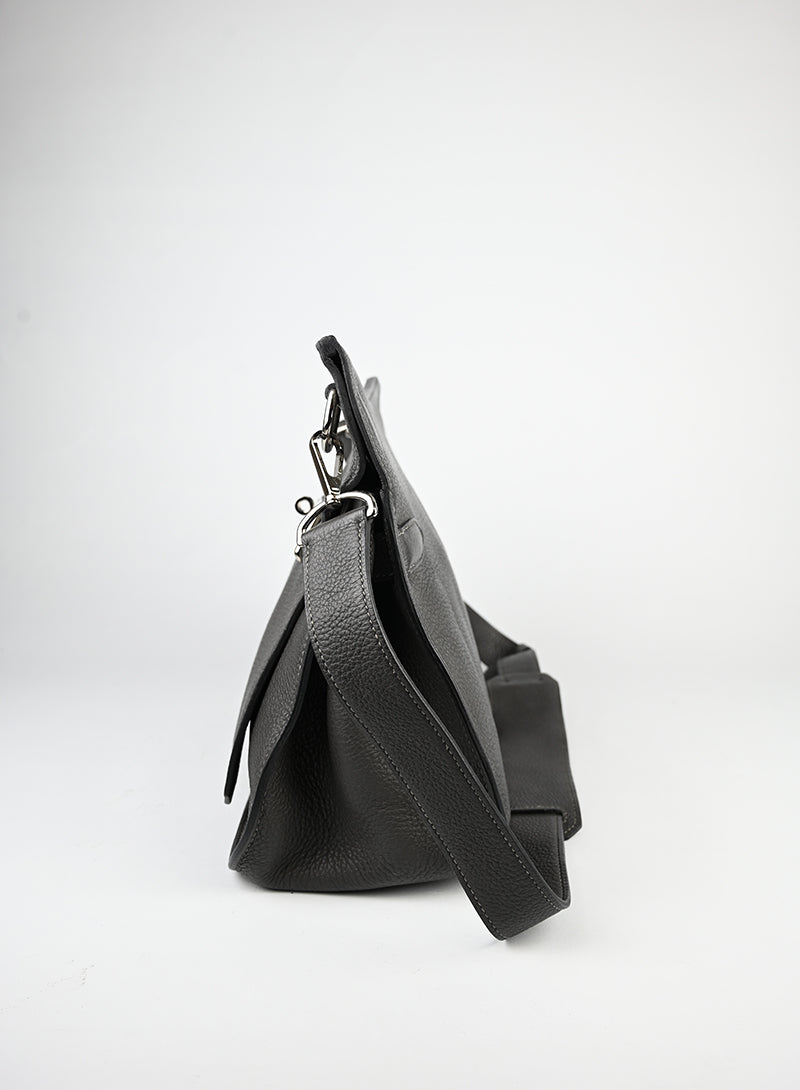 Hermès Borsa Jypsière 31 in pelle grigia -  lesleyluxuryvintage