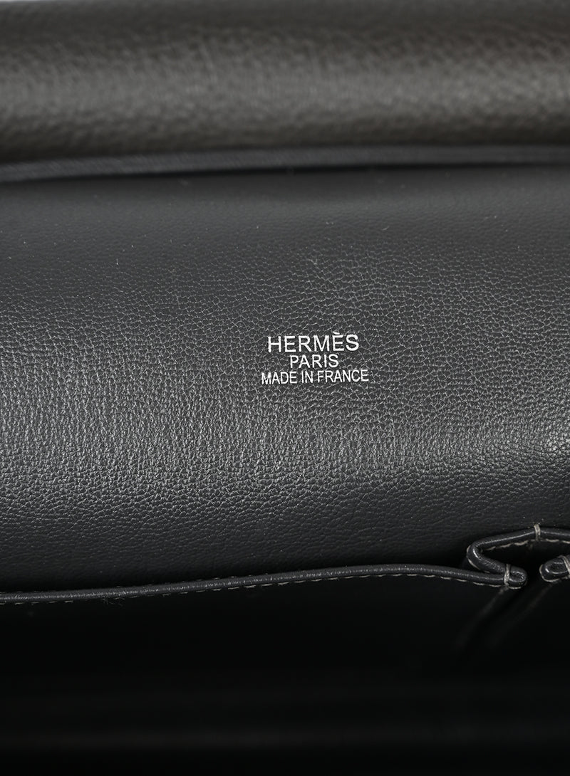 Hermès Borsa Jypsière 31 in pelle grigia -  lesleyluxuryvintage
