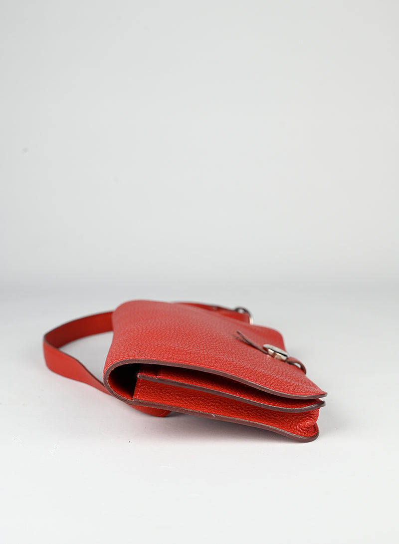 Hermès Marsupio Dogon in pelle rossa