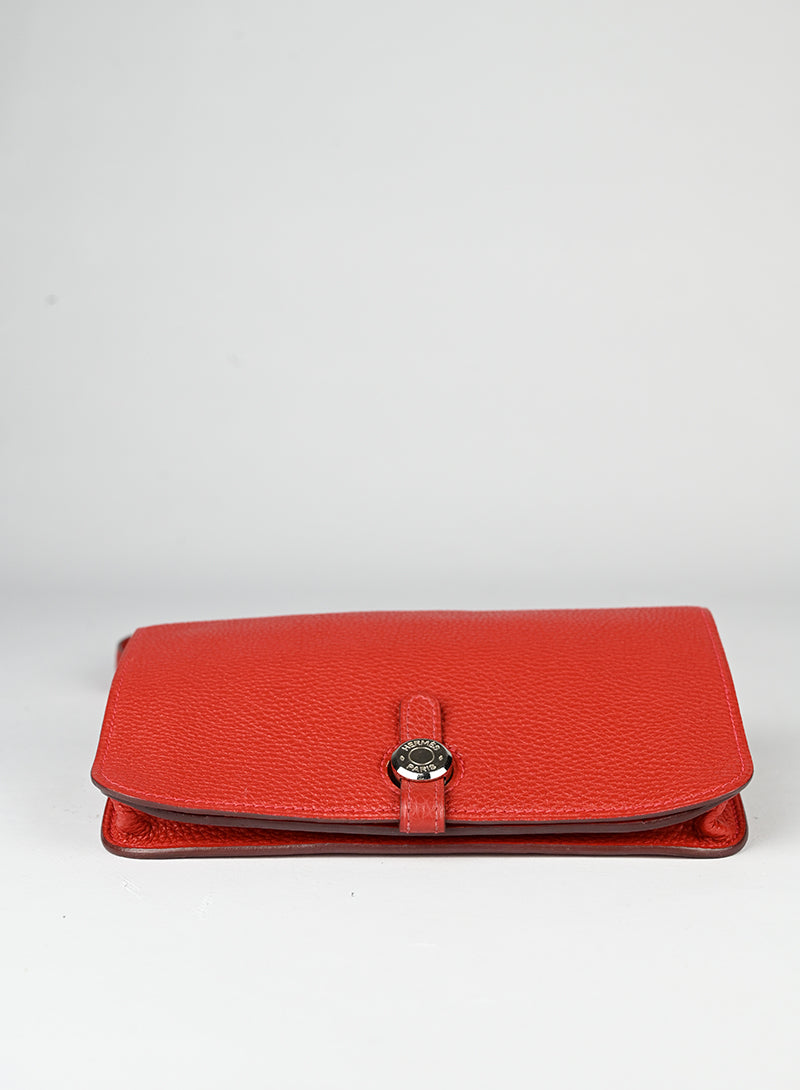 Hermès Marsupio Dogon in pelle rossa