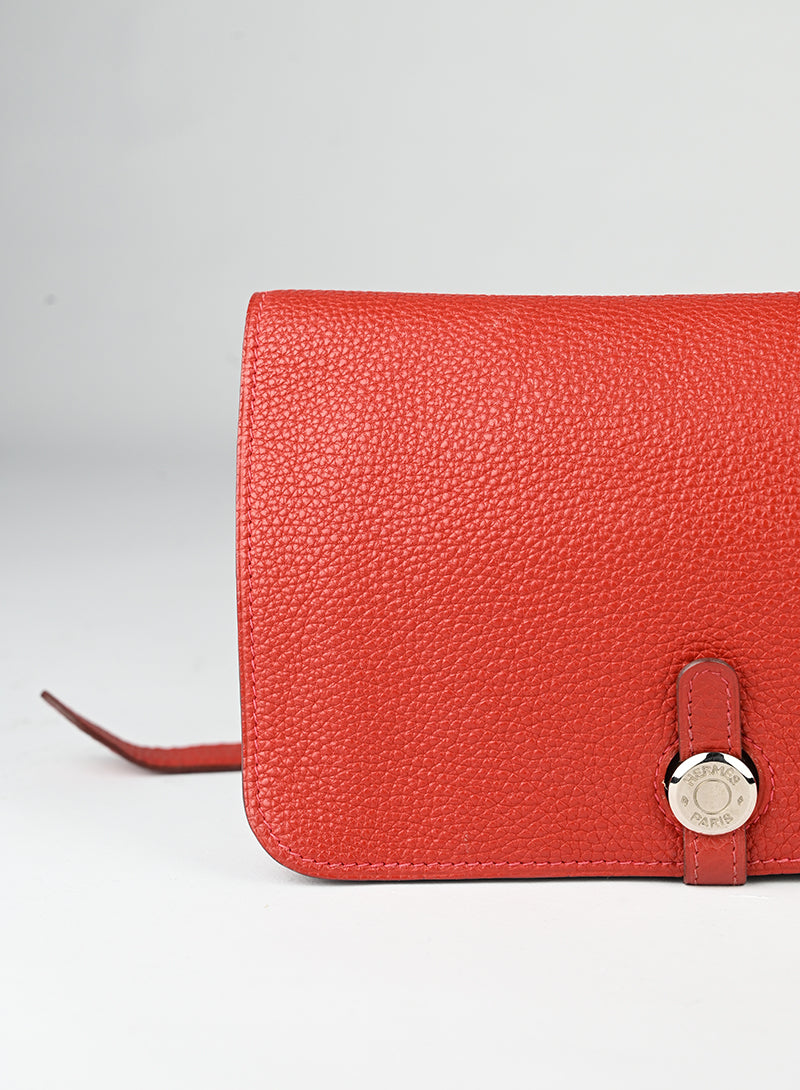 Hermès Marsupio Dogon in pelle rossa