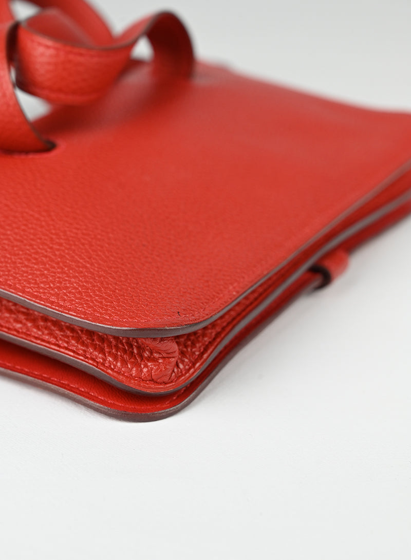 Hermès Marsupio Dogon in pelle rossa