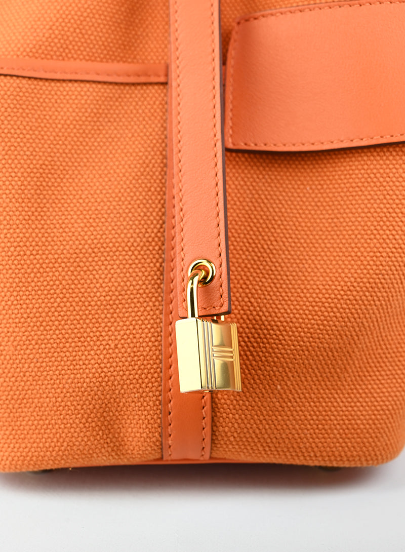 Hermès Borsa Picotin Cargo arancio