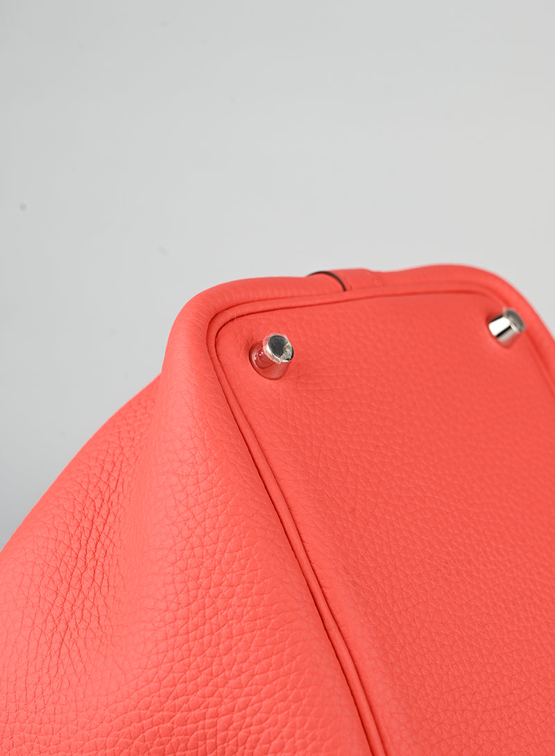 Hermès Picotin 18 in pelle arancio