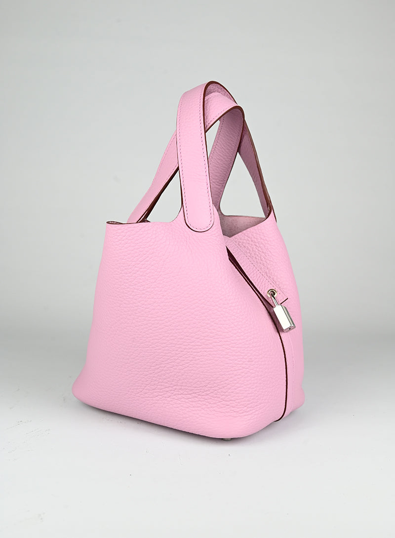 Hermès Borsa Picotin 18 rosa Sakura