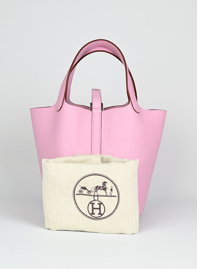 Hermès Borsa Picotin 18 rosa Sakura