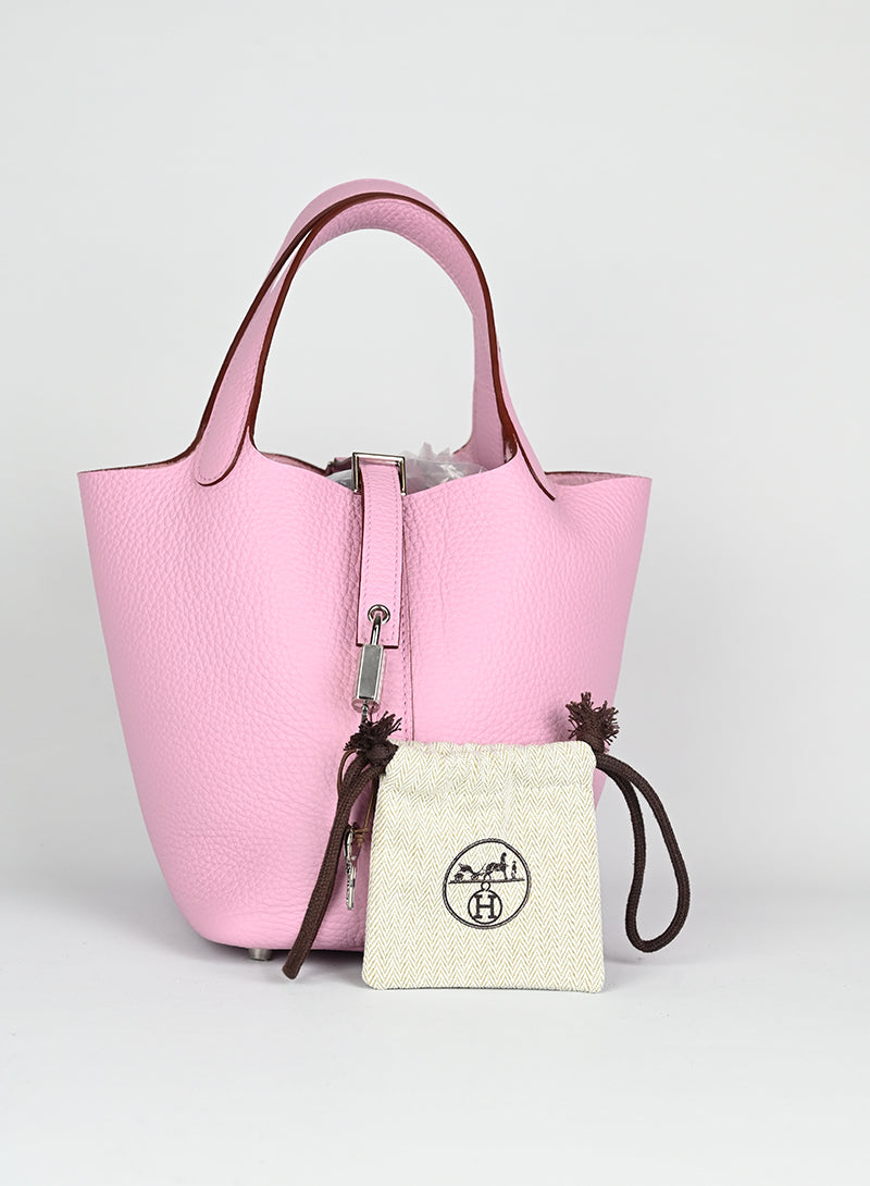 Hermès Borsa Picotin 18 rosa Sakura