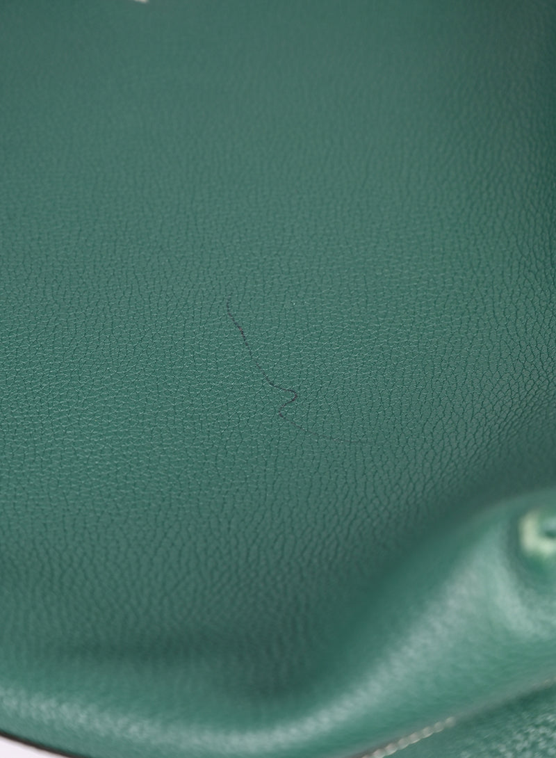 Hermès Borsa Neo Double Sens 35 in pelle turquoise -  lesleyluxuryvintage
