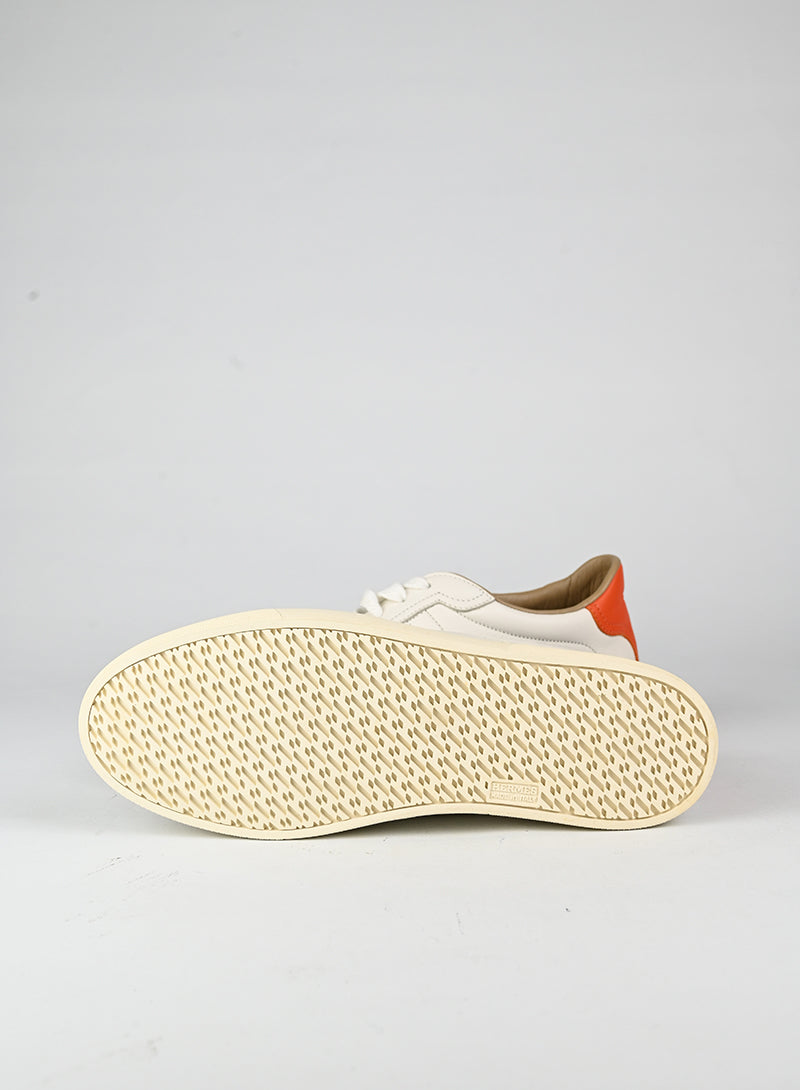 Hermès Sneakers Quicker in pelle bianca - N. 39