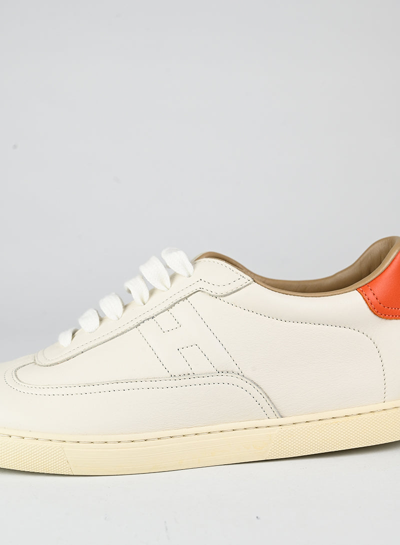 Hermès Sneakers Quicker in pelle bianca - N. 39