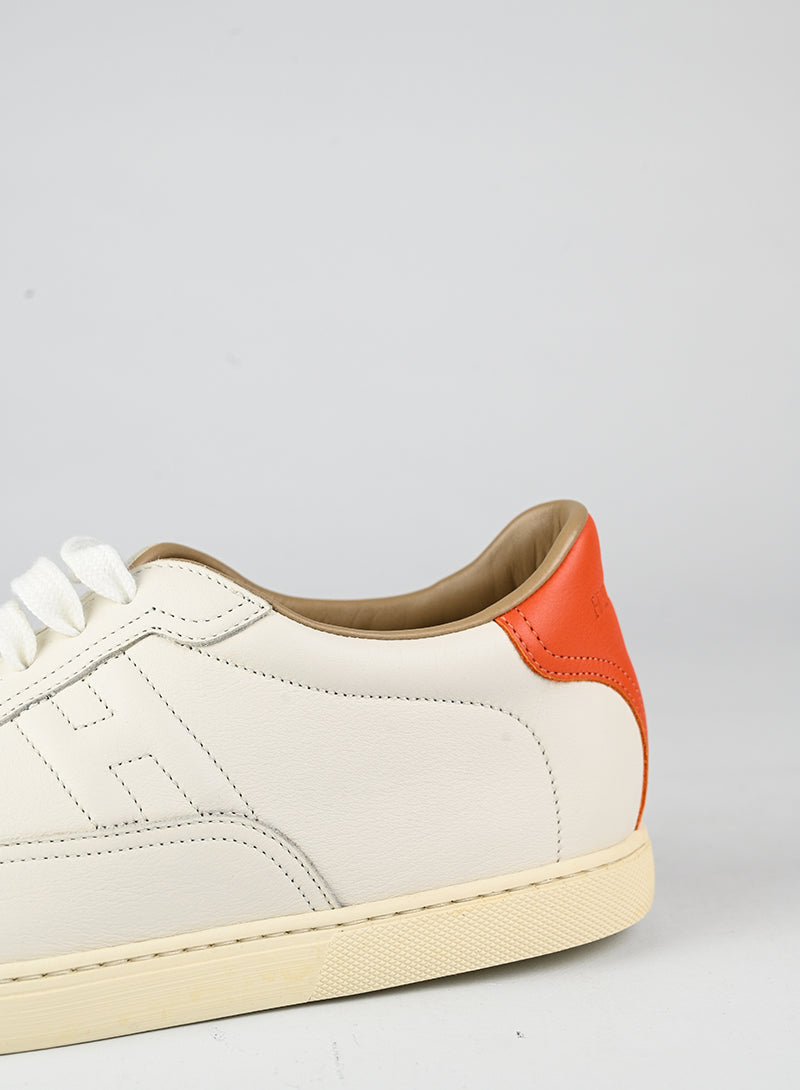 Hermès Sneakers Quicker in pelle bianca - N. 39