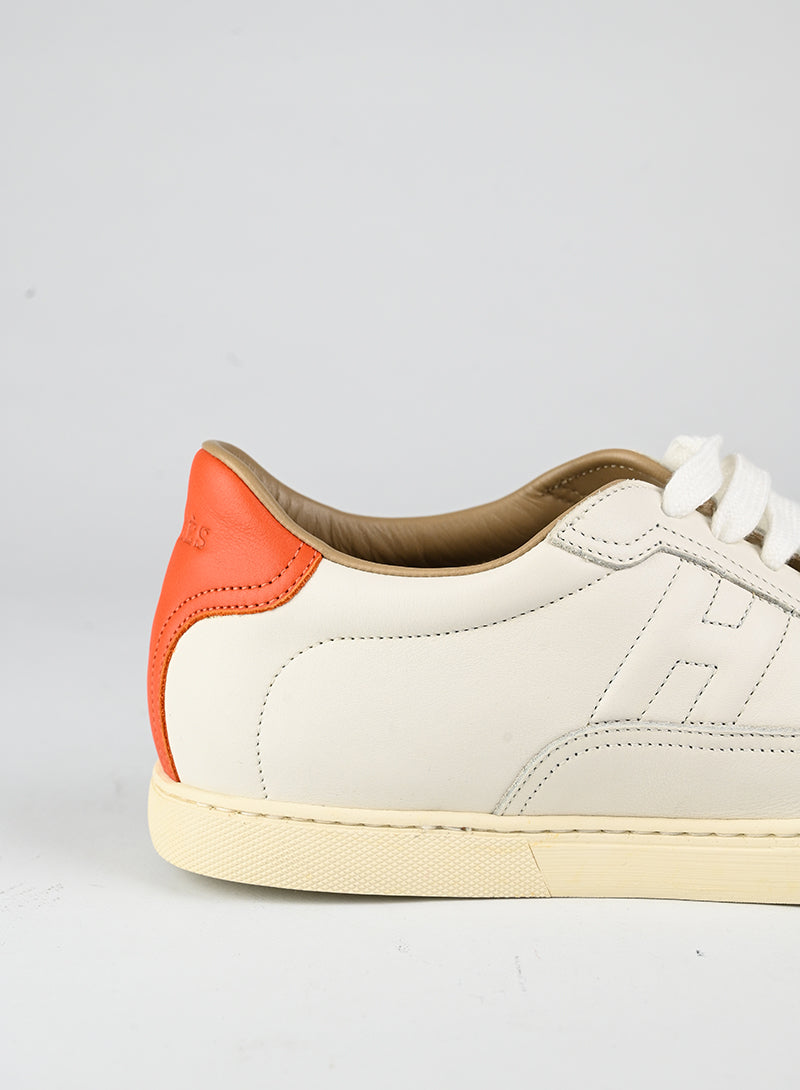 Hermès Sneakers Quicker in pelle bianca - N. 39
