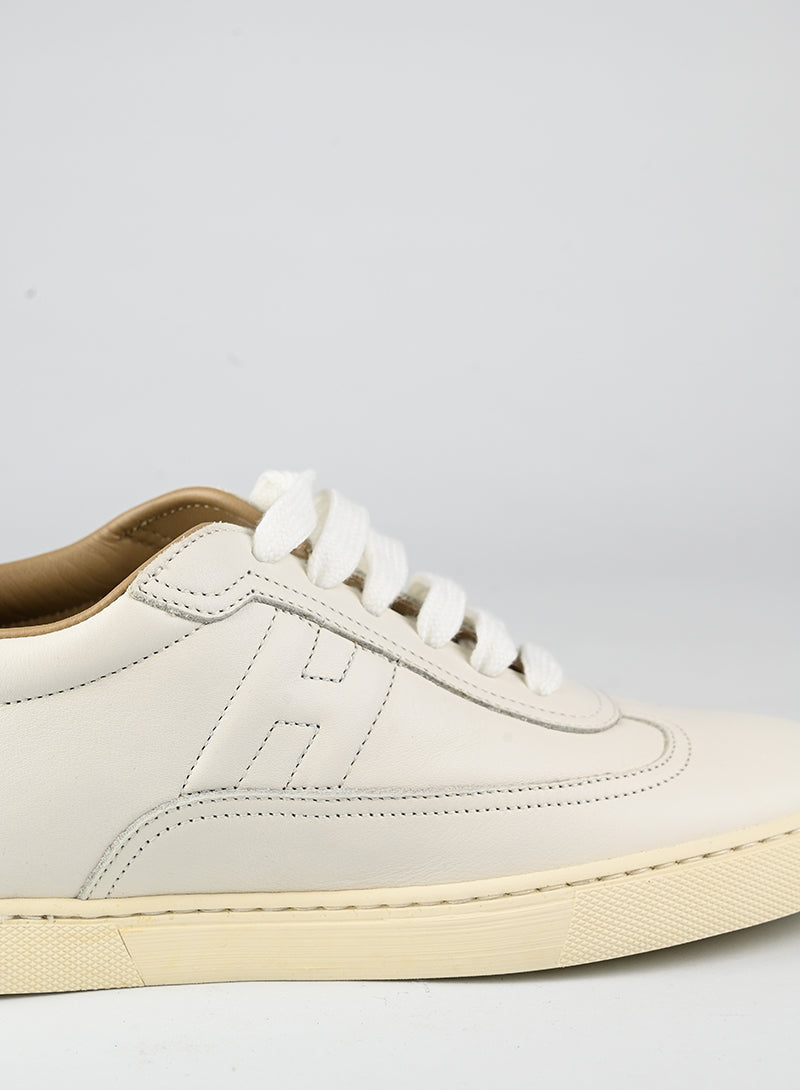 Hermès Sneakers Quicker in pelle bianca - N. 39