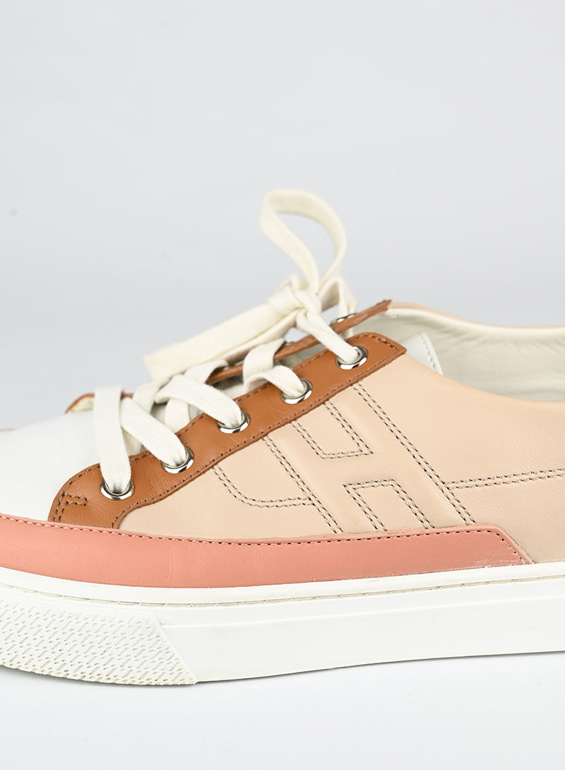 Hermès Sneakers Deep in pelle beige - N. 40