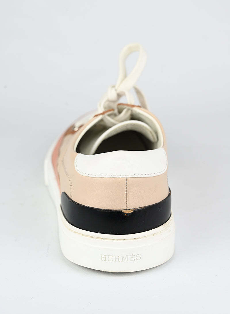 Hermès Sneakers Deep in pelle beige - N. 40