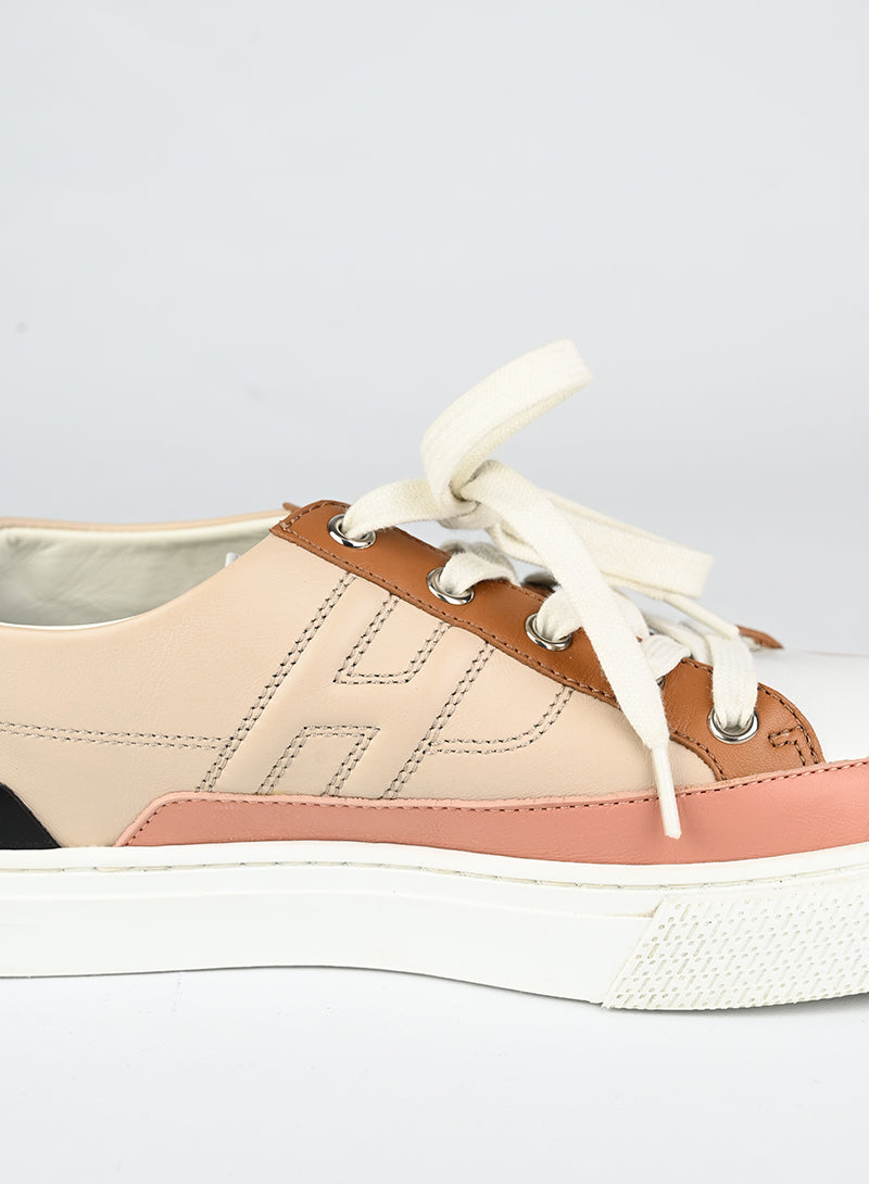 Hermès Sneakers Deep in pelle beige - N. 40