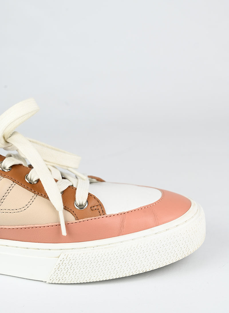 Hermès Sneakers Deep in pelle beige - N. 40