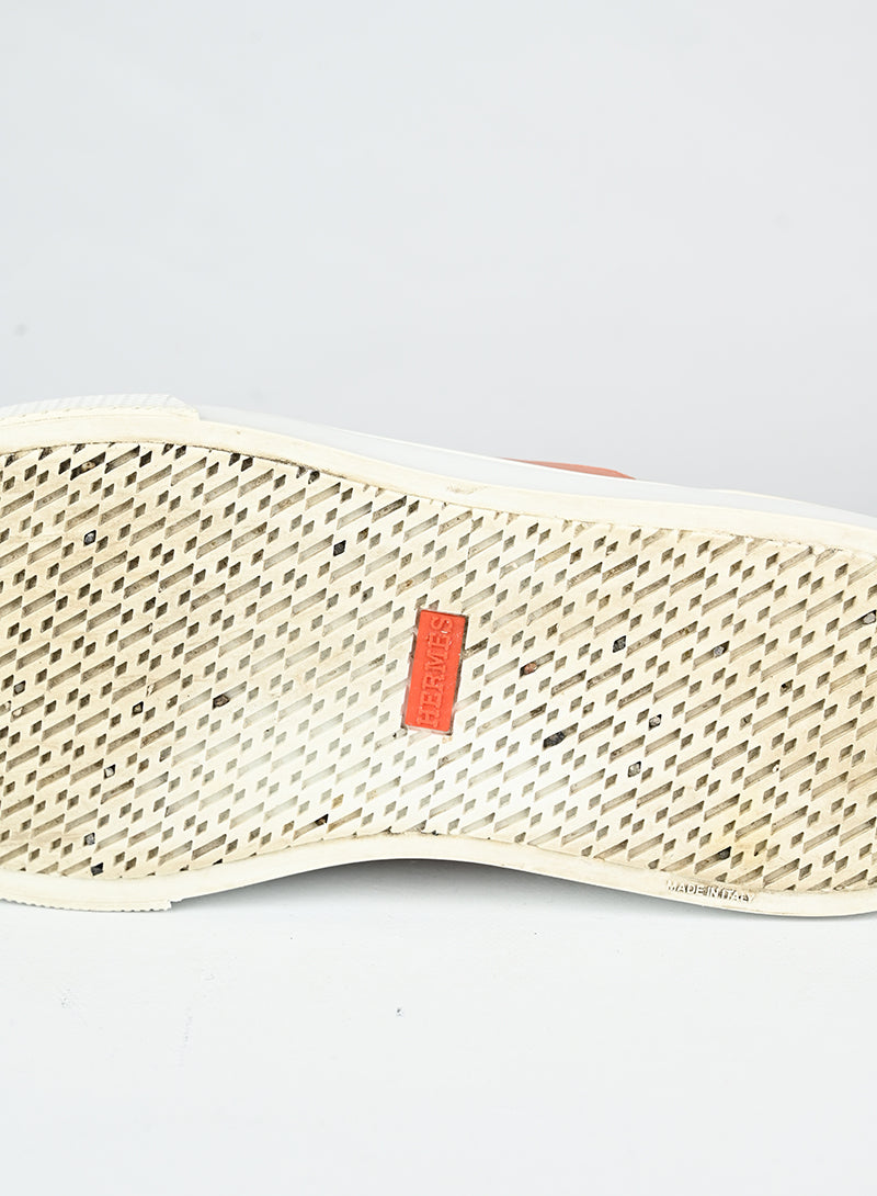 Hermès Sneakers Deep in pelle beige - N. 40