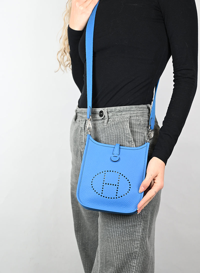 Hermès Borsa Evelyne 16 in pelle Torquoise
