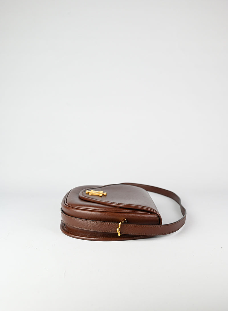 Hermès Borsa Evergrain Lift 1981 marrone