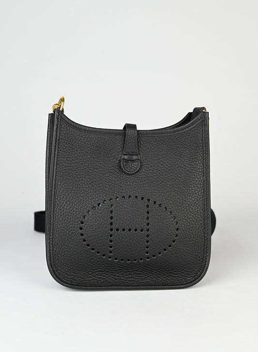 Hermès Evelyne 16 in pelle nera