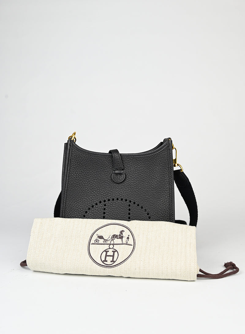 Hermès Borsa Evelyne 16 in pelle nera -  lesleyluxuryvintage