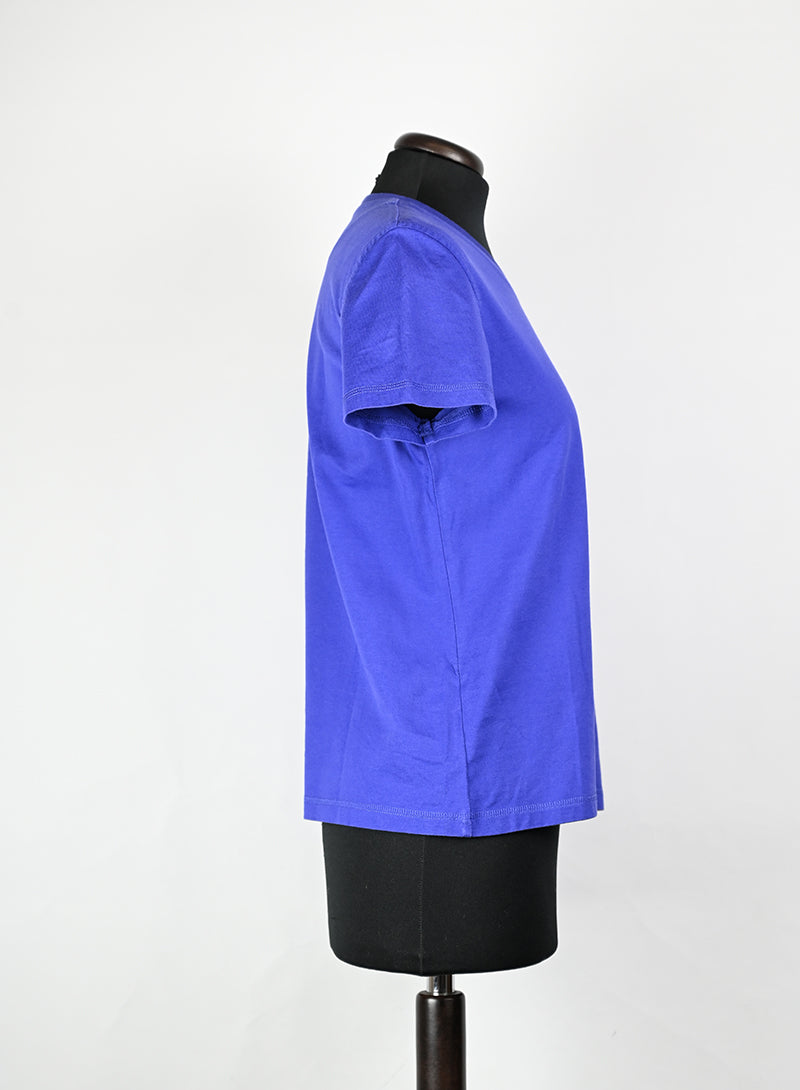 Hermès T-shirt in cotone blu - Tg. 38 FR -  lesleyluxuryvintage