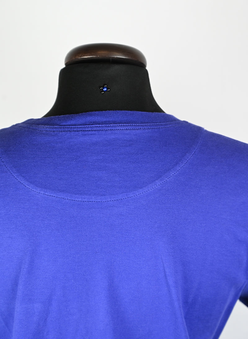 Hermès T-shirt in cotone blu - Tg. 38 FR -  lesleyluxuryvintage