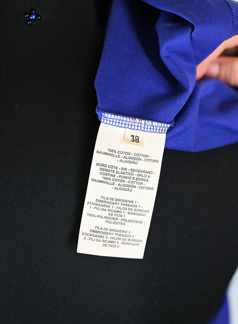 Hermès T-shirt in cotone blu - Tg. 38 FR -  lesleyluxuryvintage