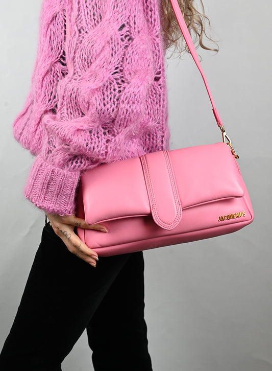 Jacquemus Borsa Le Bambino in pelle rosa