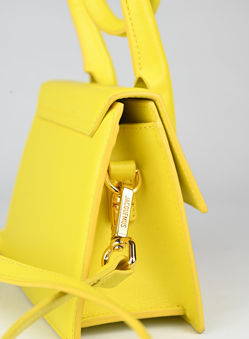 Jacquemus Borsa Le Chiquito Noeud gialla