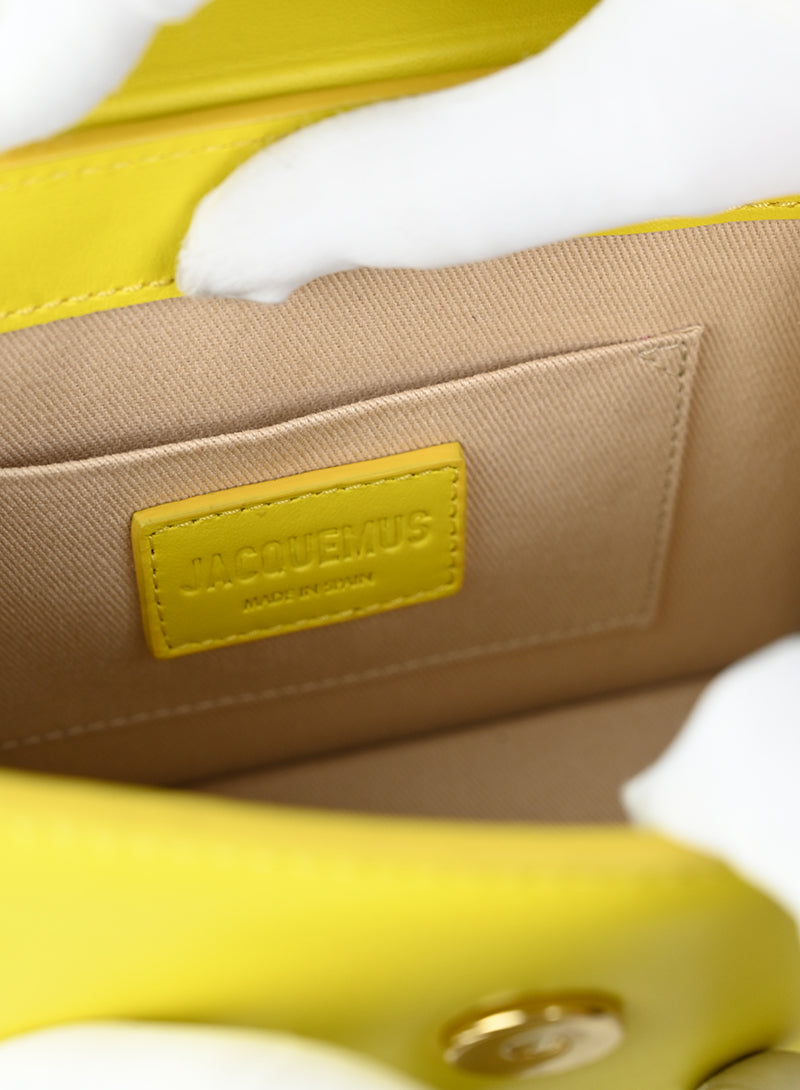 Jacquemus Borsa Le Chiquito Noeud gialla