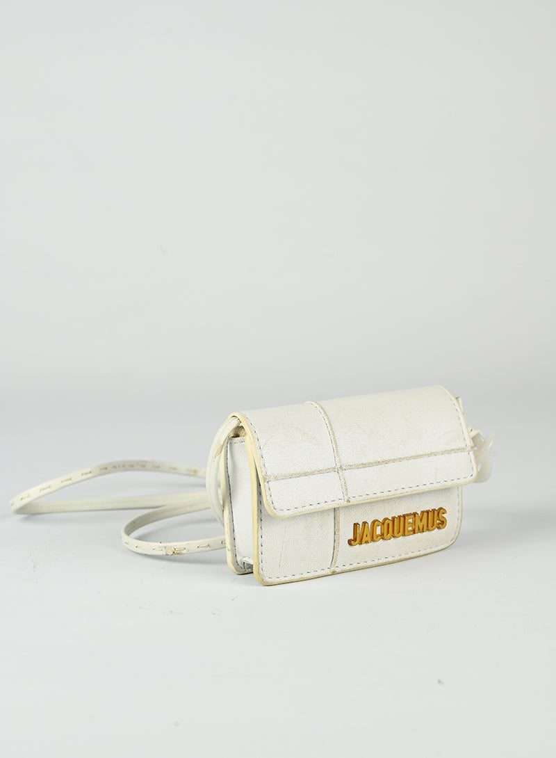 Jacquemus Borsa Mini Le Bello bianca