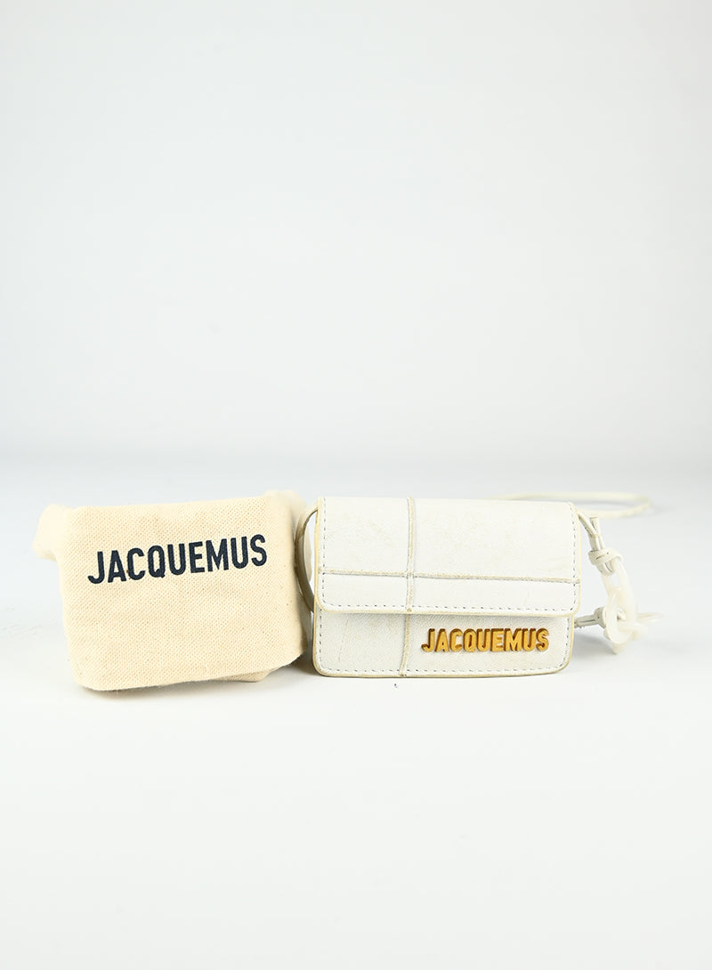 Jacquemus Borsa Mini Le Bello bianca